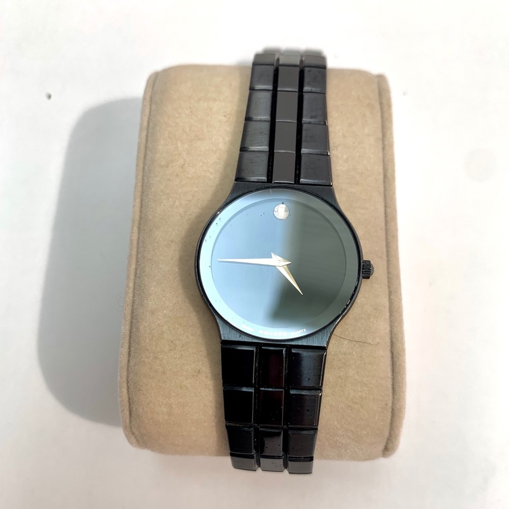 Movado onyx watch